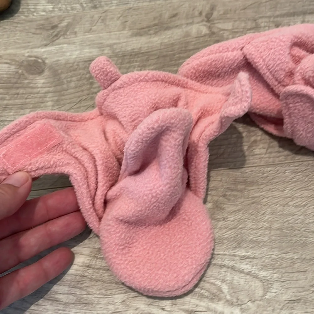 Bundle of soft baby moccasins/crib shoes